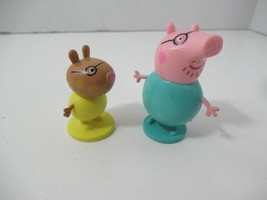 Peppa Pig&#39;s Daddy Pig Pedro Pony mini figures cake toppers lot 2 Finders Keepers - £3.81 GBP