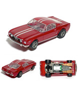 2023 AFX HO Slot Car MEGA-G+ 1966 FORD MUSTANG FASTBACK Mettalic RED Lim... - $1,010.45 MXN