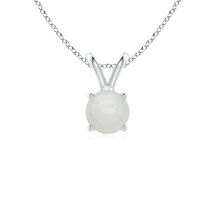 ANGARA 0.45 Ct Moonstone Pendant Necklace for Women for Women in Sterlin... - $198.55+