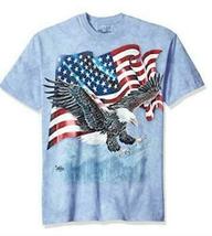 The Mountain Mens the Eagle Talon Flag Adult T-Shirt, Blue, Small - £18.32 GBP