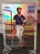 2019 Topps Chrome Update Greatest Moments Refractor Ozzie Smith #150C-7 - £2.34 GBP