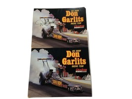 1987 Big Daddy Don Garlits Signed Drag Racing Promo Photo Card Autographed 10x8 - £47.54 GBP