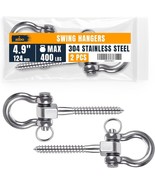 Albo Swing Hangers 2–6 Pack 304 SS 1800lbs Swivel Hooks for Hammock Gym ... - $318.91 MXN+