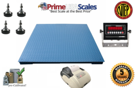 Prime USA NTEP 8&#39; x 4&#39; Floor Scale &amp; Printer 5,000 x 1lb 5 Year Warranty - £1,726.65 GBP
