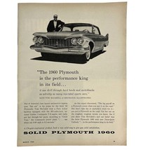 Vtg 1960 Plymouth Fury 361 Golden Commando 4-door Hardtop Tom McCahill Print Ad - £6.08 GBP