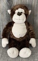 Build A Bear Stuffed Plush Monkey Brown/Beige Stuffed Animal Children's Toy 19" - £6.54 GBP