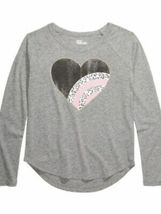 Epic Threads Big Girls Leopard Heart T-Shirt, Size Large/14 - £11.00 GBP