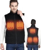 LEAPSEE Heated Fleece Vest with Battery Pack - Size Medium - NWOT - £31.38 GBP