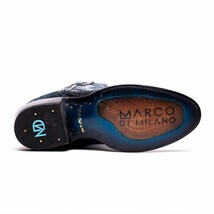 KANSAS Genuine Snake Skin Cowboy Boot from the Western Collection Black Blue image 5