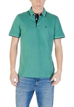 Jack & Jones Men Polo Green Designer Shirt Logo 2025 Collection - $36.80