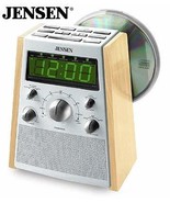 Jensen JCR560 AM/FM Stereo Dual Alarm CD Clock Radio - $338.34 CAD