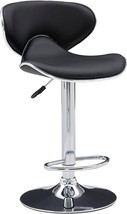 Powell Pu, Chrome/Black Barstool From Powell Furniture. - £69.15 GBP