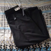 Perry Ellis Portfolio Men&#39;s Regular Fit Dress Pants 40x30 Black Slacks New Tags - £30.06 GBP
