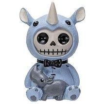 Furrybones Buster Figurine in Rhinoceros Costume - $23.62