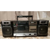 Sony CFS-1000 AM/FM Stereo Cassette Player/Recorder Boombox - £112.88 GBP