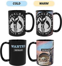 Star Wars Mandalorian Color Changing Mug Nwt SWSC-1593 Zak Designs - £11.79 GBP