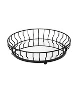 20&quot; Black Round Metal Indoor Outdoor Serving Tray With Handles - $2,682.81 MXN