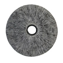 30 Contemporary Grey Round Rib Wall Art - £419.97 GBP
