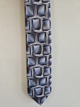 Jerry Garcia Gray Square Pattern Neck Tie Uncorrected Manuscript Fifty-Five - £9.71 GBP