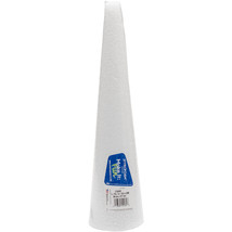Styrofoam Cone-15&quot;X4&quot; - $332.05 MXN