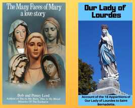 The Many Faces of Mary Book and Companion Our Lady of Lourdes DVD free shipping - $550.32 MXN