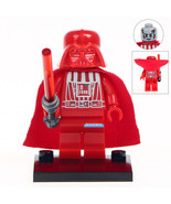 Red Darth Vader Star Wars Universe Custom LEGO Minifigure Toy - $56.13 MXN