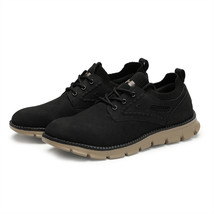 Plus Size 40-48 Men&#39;s Casual Shoes Black Yellow Breathable Leisure Men Sneakers  - £56.73 GBP