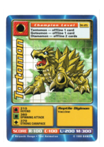 Digimon CCG Battle Card Tortomon #St-25 1st Edition Starter 1999 Bandai NM-MT - $1.95