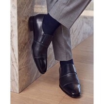 Vinci The Everest Navy Leather Cap Toe Dress Loafer Men Shoe image 14