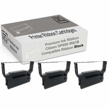 MARS POS Ribbons Compatible with Citizen DP600 3550 Black Ribbon 3 Pack - £8.69 GBP