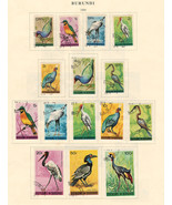 BURUNDI  1965 Very Fine Precancel Hinged Stamps on List Scott # 111-125 ... - £16.26 GBP