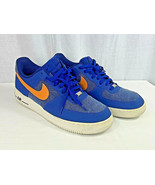 Nike Air Force 1 Low Storm Blue/White-Vivid Orange Denim Sz 13 - EXCELLE... - £77.08 GBP