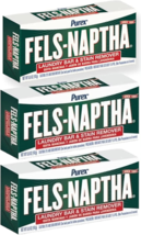 Purex Fels-Naptha Laundry Bar and Stain Remover - 5 oz Henkel Wash, 3 Pack - £14.06 GBP