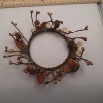 Candle Ring Pinecone, Leaves and Berries for 3.5 inch - $8.10