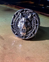 Hindu God Hanuman Temple Balaji Powerful Ring Protection from Evil Black... - $78.18