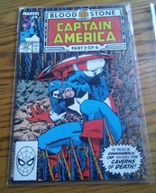 000 VTG Marvel Captain America Comic Book Blood Stone Part 2 #358 - $9.99