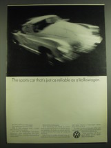 1971 Volkswagen Karmann Ghia Ad - The sports car that&#39;s just as reliable - £14.78 GBP