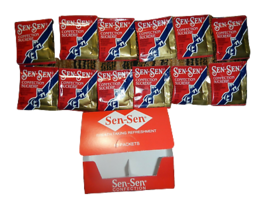 Old VINTAGE candy SEN SEN mint licorice breath freshener mint 12-PACKETS 1-box - £389.88 GBP