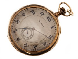 1913 Waltham Opera Orologio Quadrante Aperto Gold Filled 6/0s Grado Rubi... - $518.93