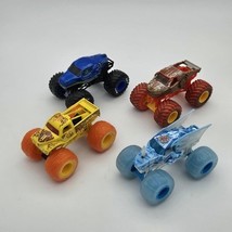 Hot Wheels Monster Trucks Monster Jam 1:64 Scale Lot 4 Die-Cast New No Box - $384.18 MXN