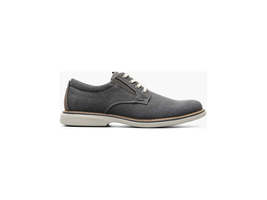 Men's Nunn Bush Otto Canvas Plain Toe Oxford Shoes Dressy Gunmetal 85015-025 image 7