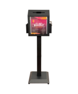 OPEN BOX Floor-Standing Offering Boxes with Key Lock, Suggestion Box wit... - $99.99