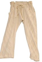Free People Roll With it Harem Tie Waist Cotton Pants in Sunbleached  La... - $69.95