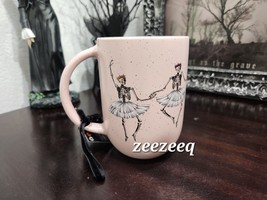 Halloween Pink Skeleton Ballerina Coffee Mug Decor NEW - £16.56 GBP