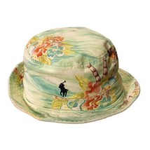 Polo Ralph Lauren Hawaiian Beach Print Reversible Cotton Bucket Hat Men&#39;... - $42.03