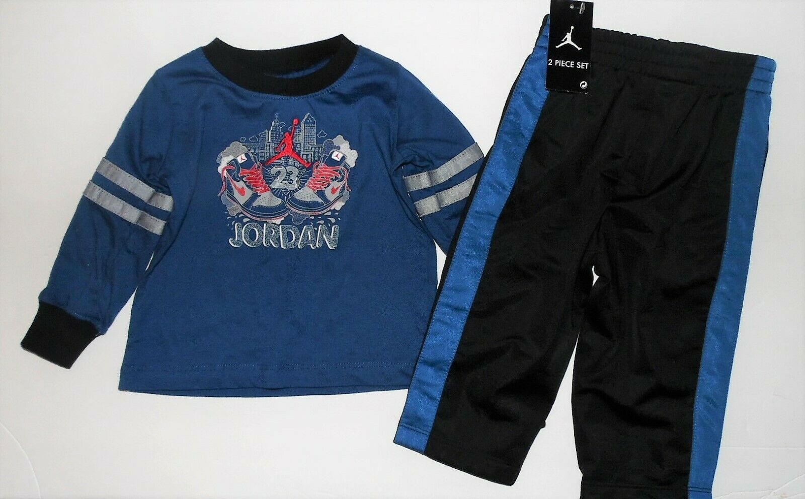 Air Jordan Nike Infant Boys 2pc Long Sleeve and Pants Set Size 12M NWT - $24.54