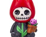 Furrybones Tully Skeleton in Flower Costume Figurine - $15.99