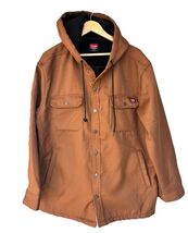 Wrangler Workwear Barn Chore Coat Shirt Jacket Outdoor Hood Fleece Large... - $28.49