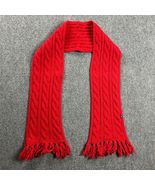 Gap Scarf Womens Red Chunky Knit Lambswool Winter Adults - €17,13 EUR