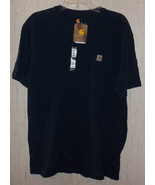 NWT MENS carhartt RELAXED FIT NAVY BLUE POCKET T-SHIRT   SIZE M - €20,02 EUR
